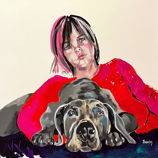 Boy and his dog